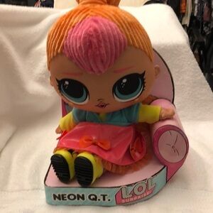 L.O.L. Surprise! 12" NEON Q.T. HUGGABLE Plush Doll